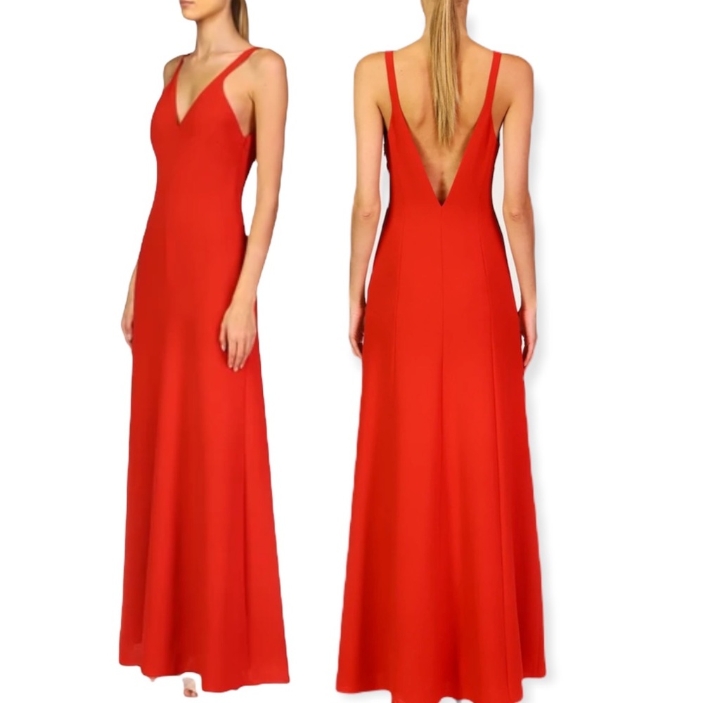 Halston Ginger Evening Sleeveless Gown
